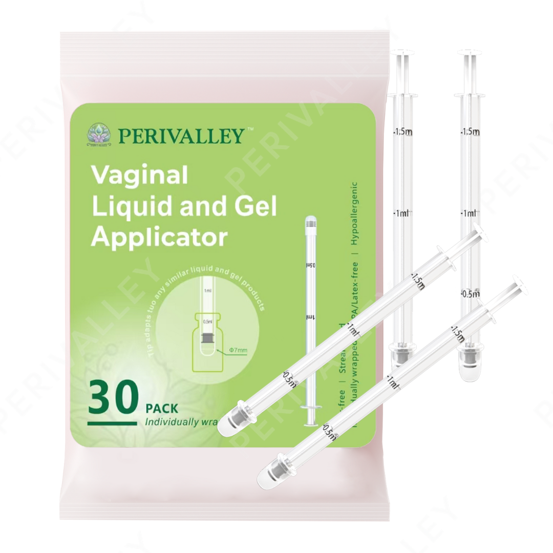 Disposable Plastic Vaginal Applicator with Threaded End and Comfort Tip,Fits Personal Lube and Cream Products, Dual Dosage Markings 30pack