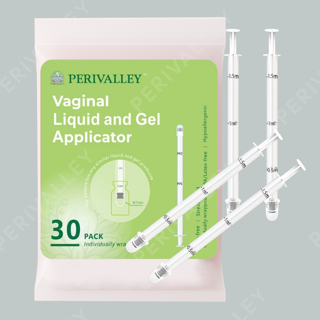 Disposable Plastic Vaginal Applicator with Threaded End and Comfort Tip,Fits Personal Lube and Cream Products, Dual Dosage Markings 30pack