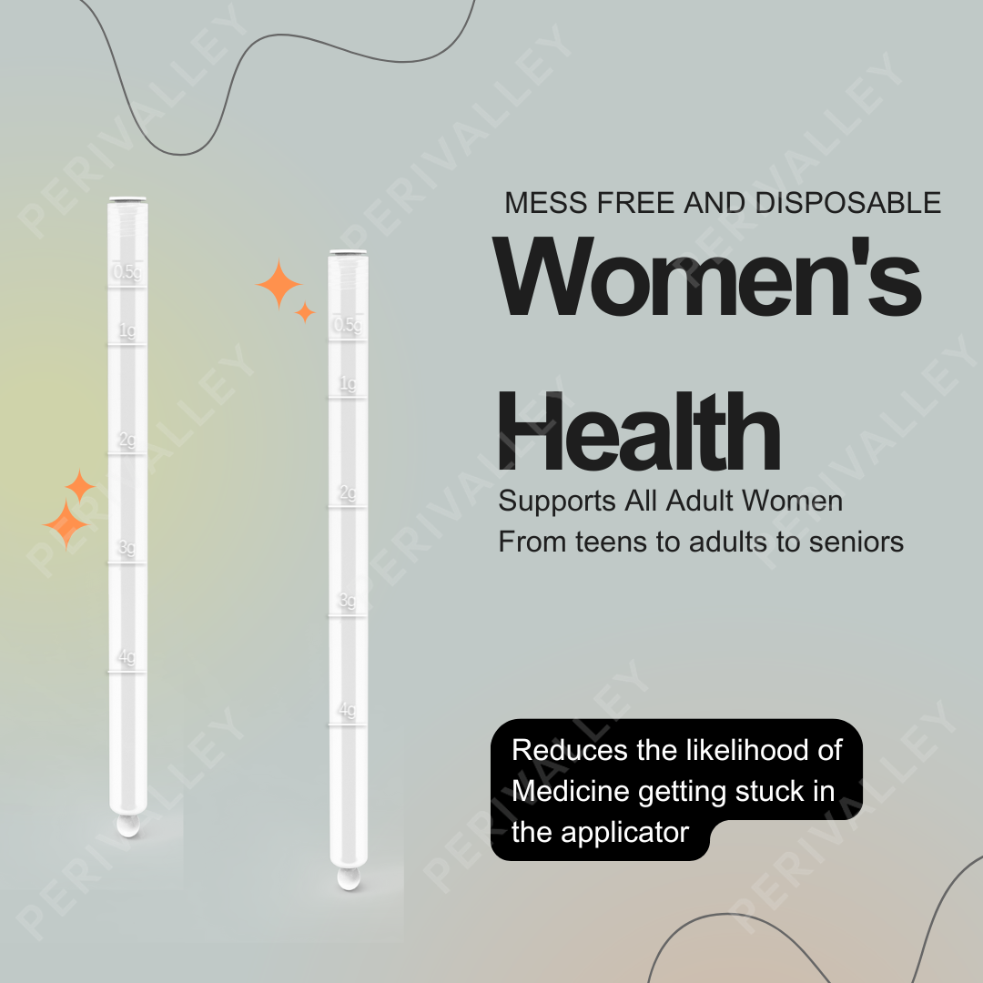 Disposable Plastic Vaginal Applicator with Threaded End and Comfort Tip,Fits Personal Lube and Cream Products, Dual Dosage Markings 20pack
