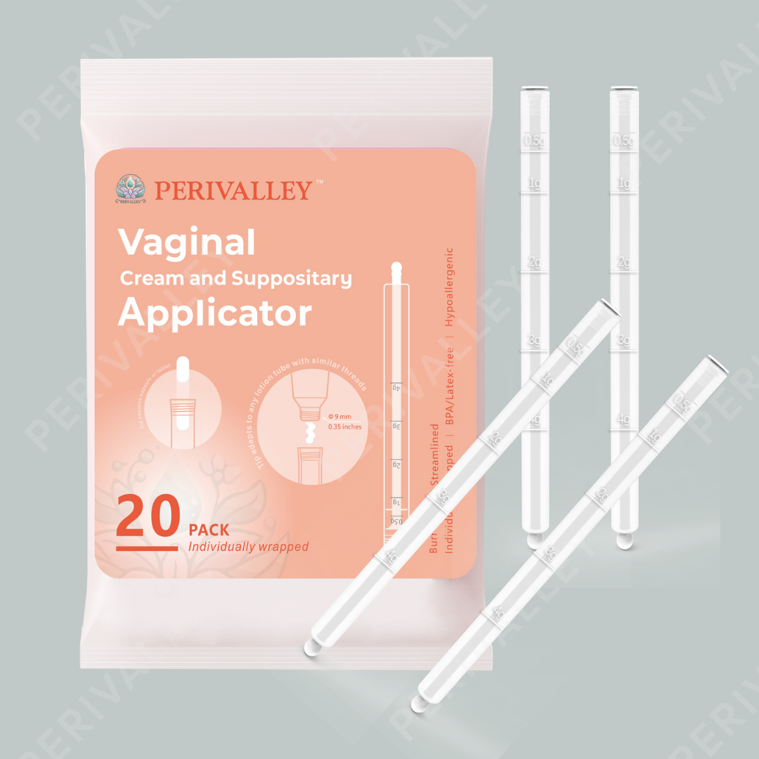 Disposable Plastic Vaginal Applicator with Threaded End and Comfort Tip,Fits Personal Lube and Cream Products, Dual Dosage Markings 20pack
