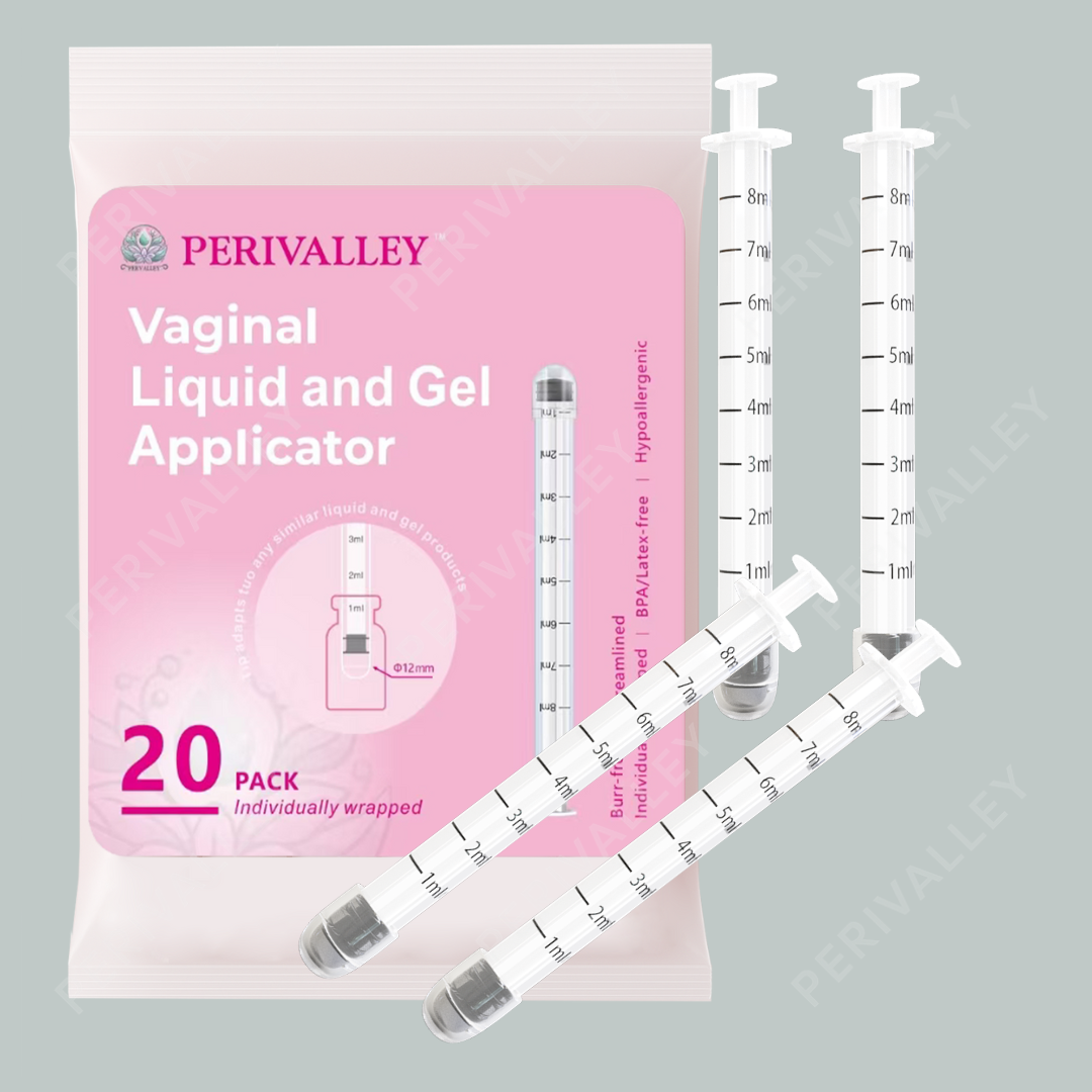 Disposable Plastic Vaginal Applicator with Threaded End and Comfort Tip,Fits Personal Lube and Cream Products, Dual Dosage Markings 20pack