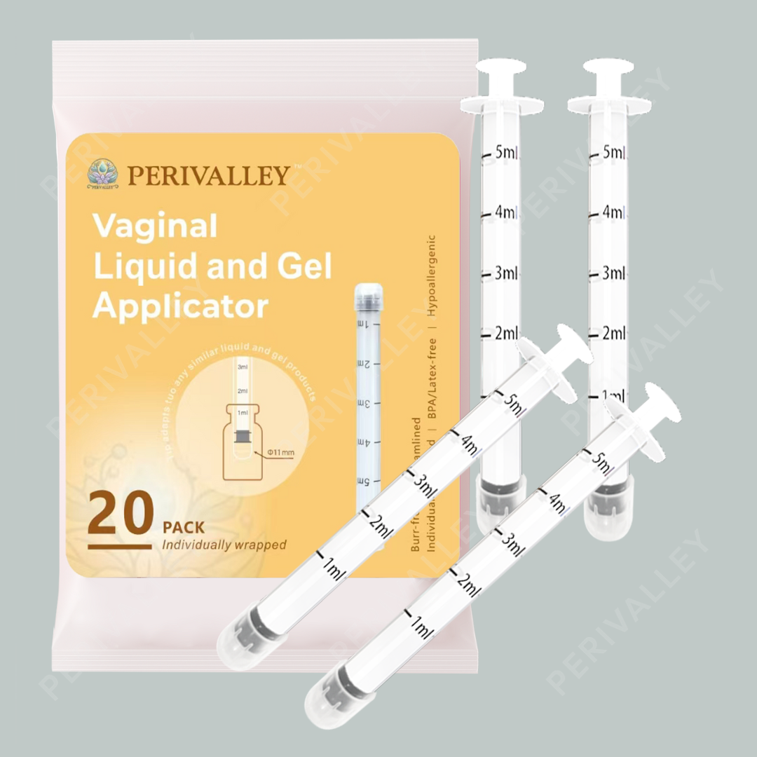 Disposable Plastic Vaginal Applicator with Threaded End and Comfort Tip,Fits Personal Lube and Cream Products, Dual Dosage Markings 20pack