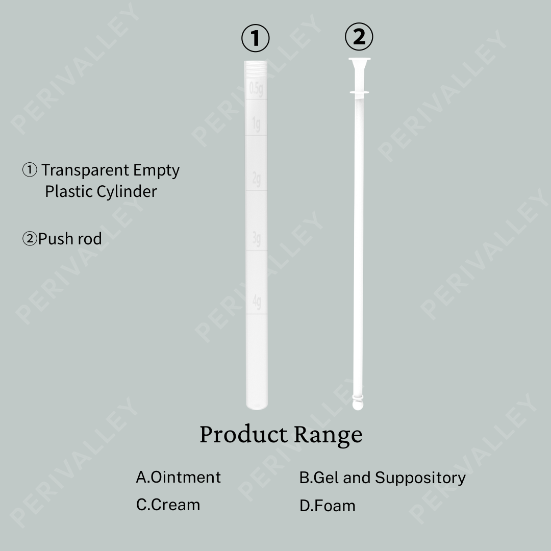 Disposable Plastic Vaginal Applicator with Threaded End and Comfort Tip,Fits Personal Lube and Cream Products, Dual Dosage Markings 20pack
