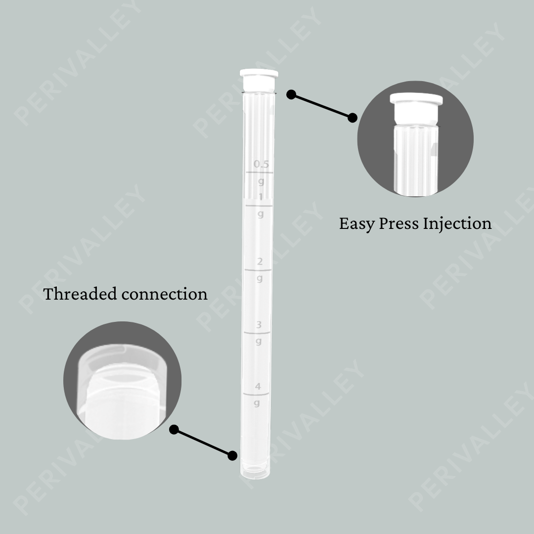 Disposable Plastic Vaginal Applicator with Threaded End and Comfort Tip,Fits Personal Lube capsule Cream Pills, Tablet Suppositories Products, Dual Dosage cream weight Markings 20pack