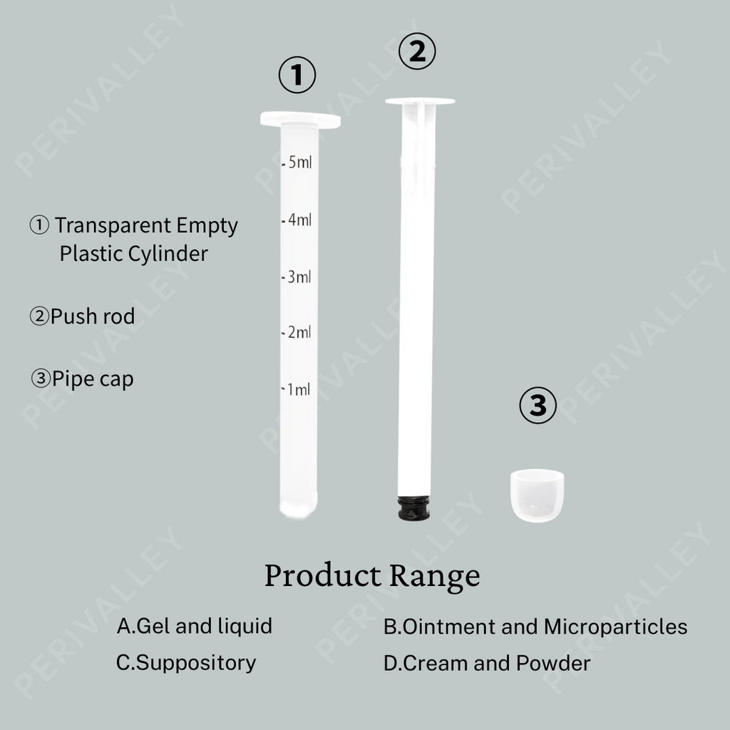 Disposable Plastic Vaginal Applicator with Threaded End and Comfort Tip，Fits Personal Lube and Cream Products， Dual Dosage Markings 20pack